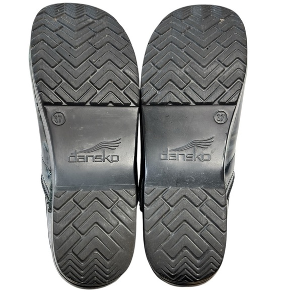 Dansko Professional Clog Nursing Shoe Muli-Color Patent Leather Size 37 6.5 /  7 - Picture 8 of 14